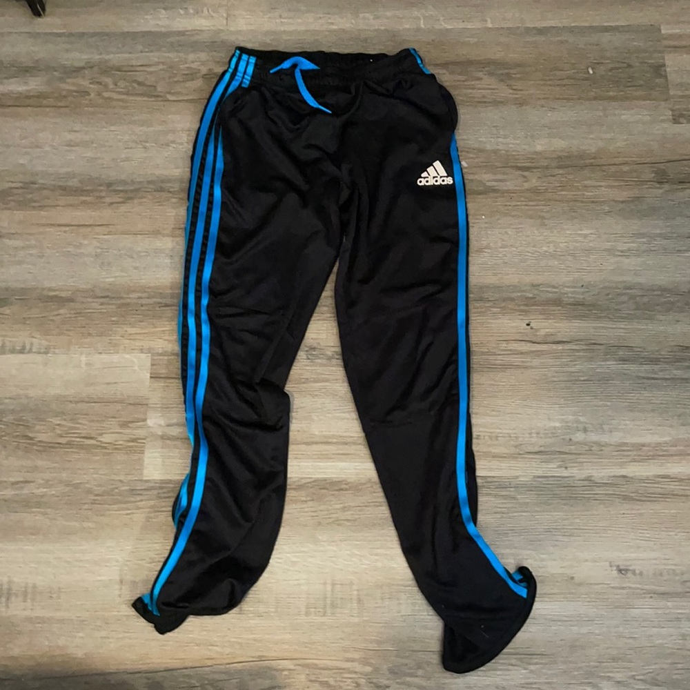 Adidas pants with zippers